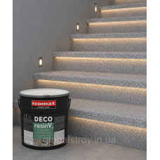 Клей поліуретановий вертикаль кам“яний килим УФ стійкий isomat Deco Resin V 5 кг