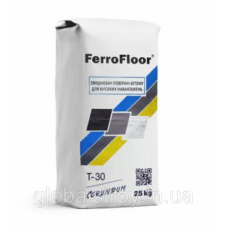 Корундовий топінг для промислових підлог Ferrofloor Т30, 10 мішків по 25 кг сірий