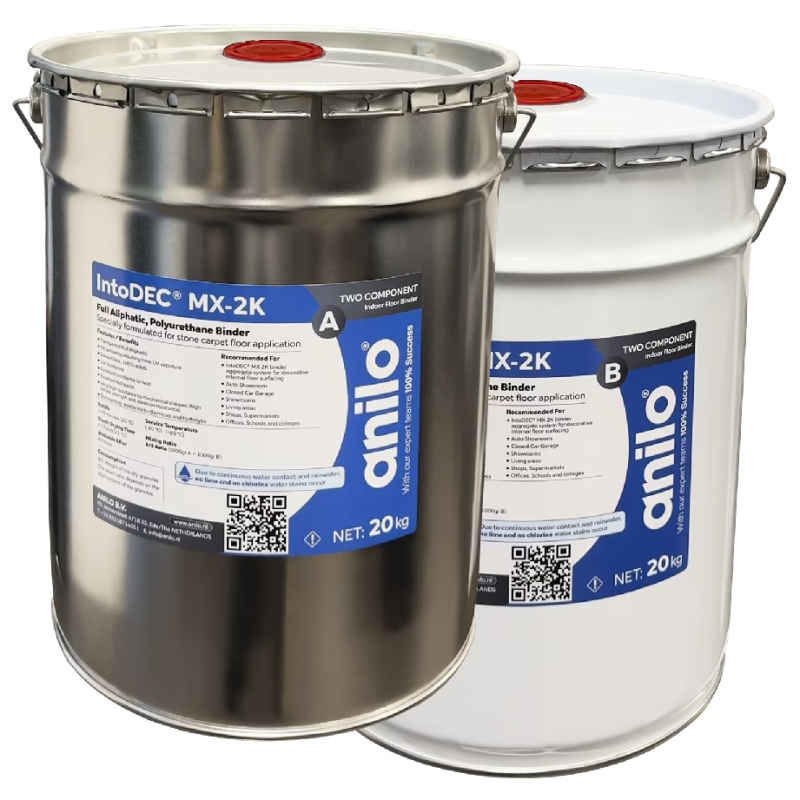 Поліуретановий клей для кам'яного килима для внутрішніх робіт Anilo IntoDEC® MX-2K відро 20 кг